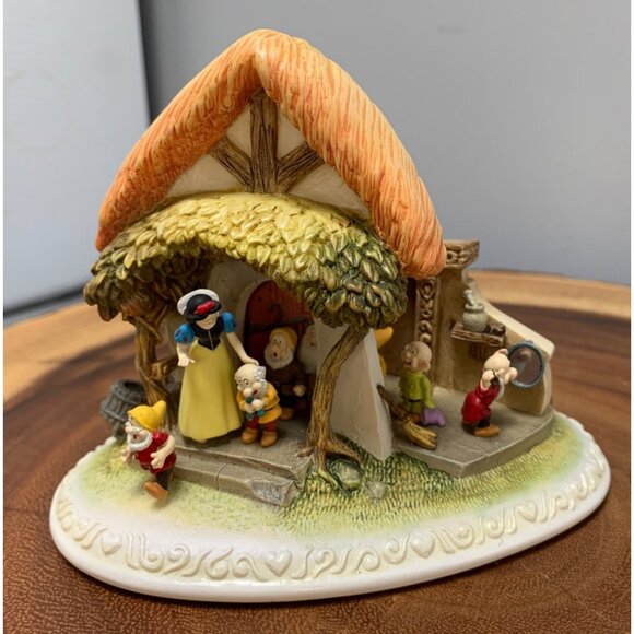 Snow White & Dwarfs Cottage Figurine Olszewski 2006 - Picture 2 of 12